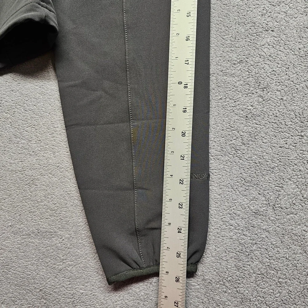The North Face Soft Shell Jacket Mens L Gray Chevron Richmond ELT Logo‎ Full Zip